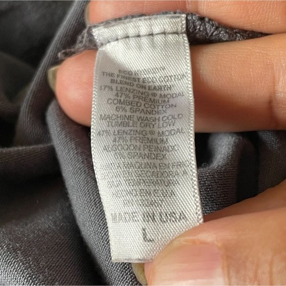 Eco-Hybrid Womens Sz Large Dress Tunic Modal Cotton Stretch Blend USA Made - Picture 6 of 7